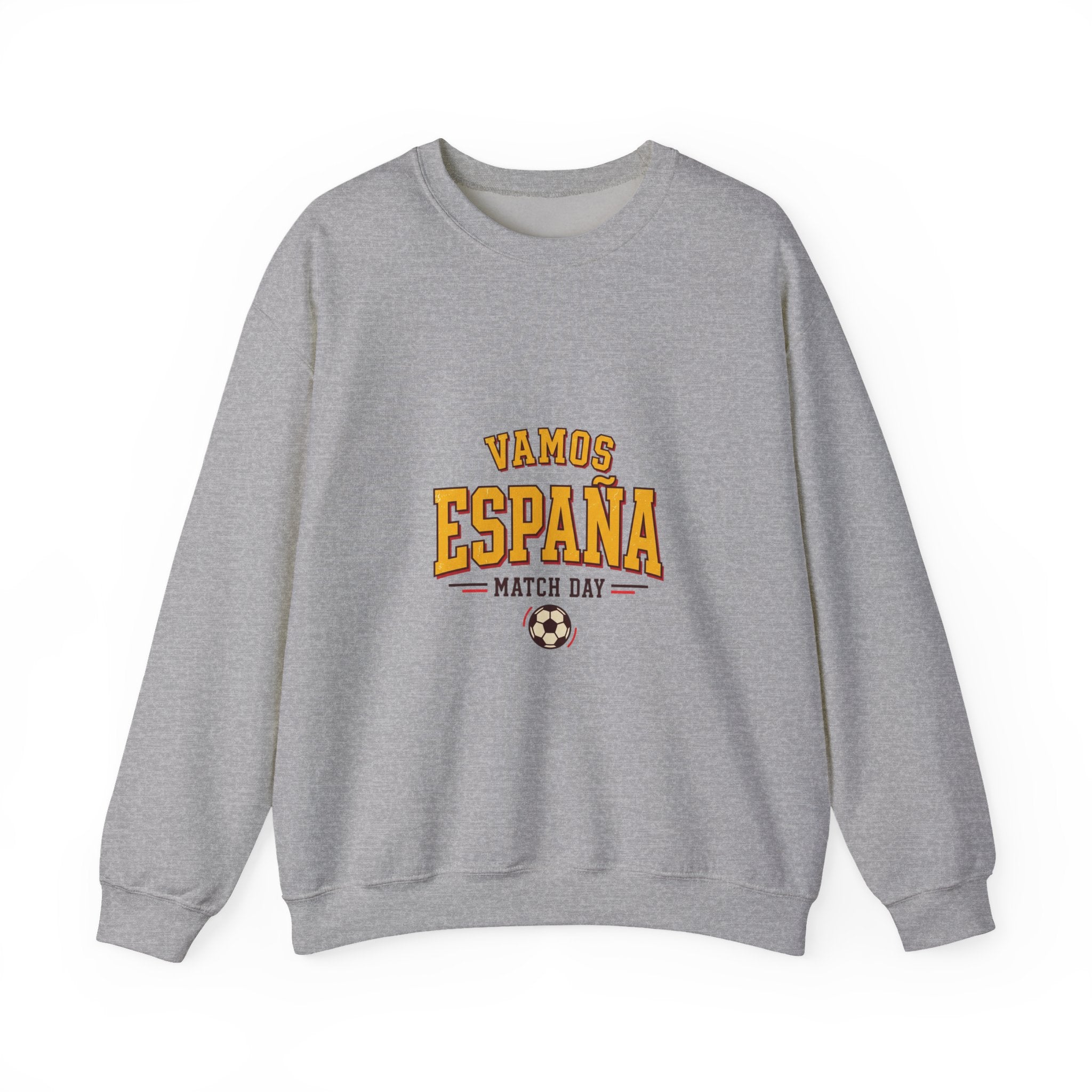Vamos España Match Day Sweatshirt | Spain Soccer Pride, Red & Yellow