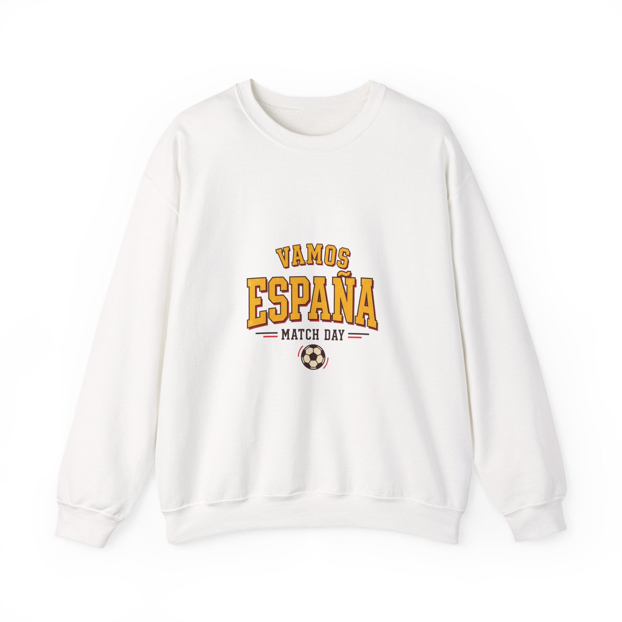 Vamos España Match Day Sweatshirt | Spain Soccer Pride, Red & Yellow