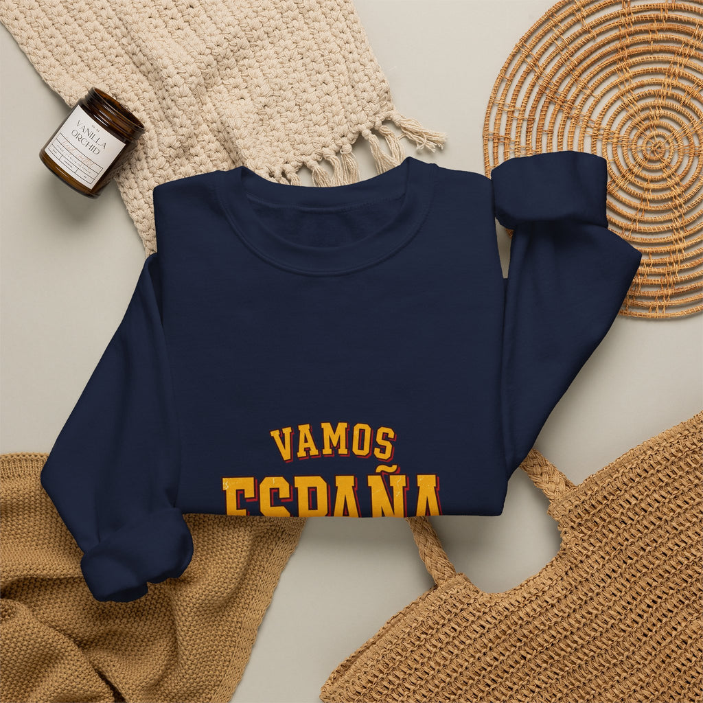 Vamos España Match Day Sweatshirt | Spain Soccer Pride, Red & Yellow
